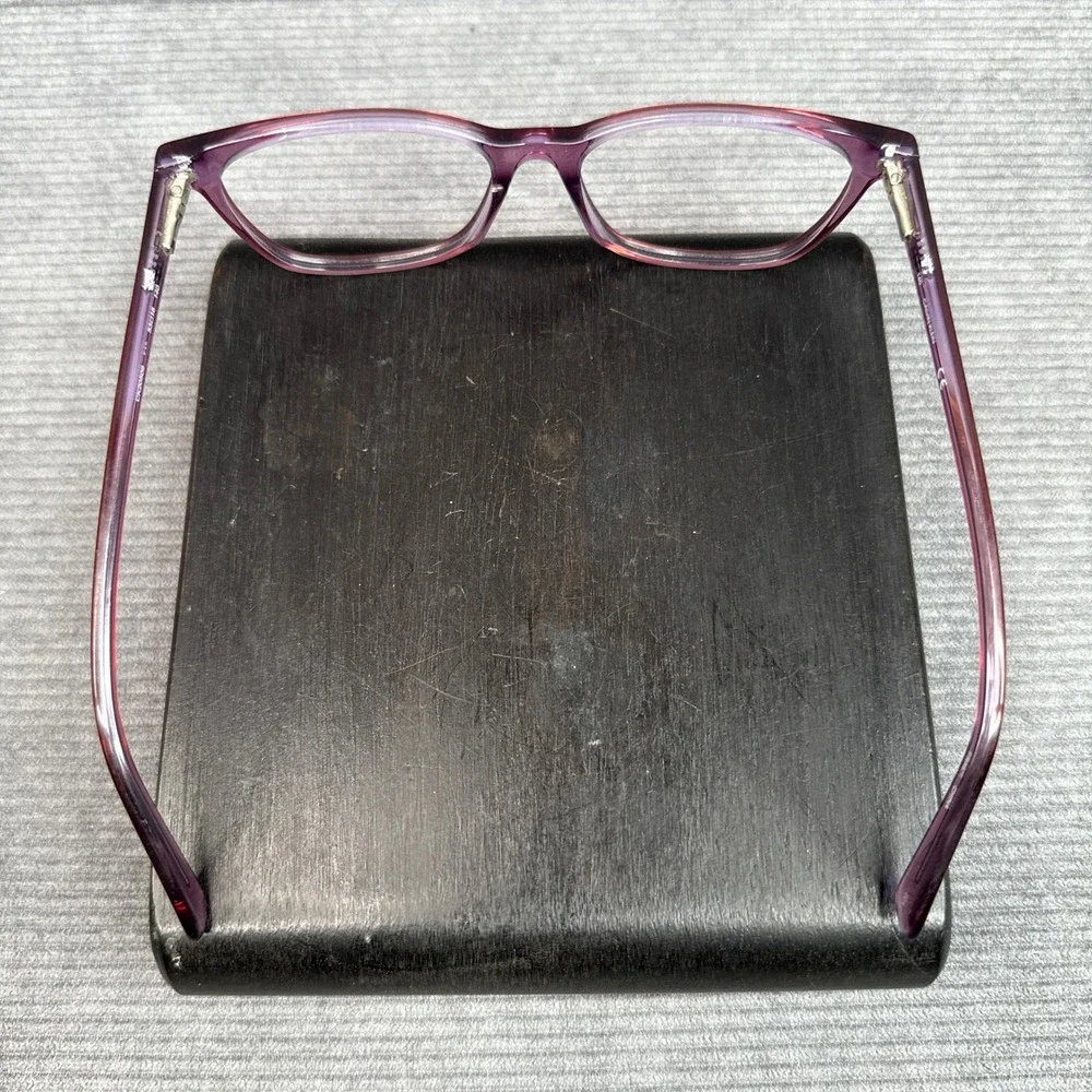 Calvin Klein CK20509 Purple Transparent Rectangular Eyeglasses Frames 53-16-140